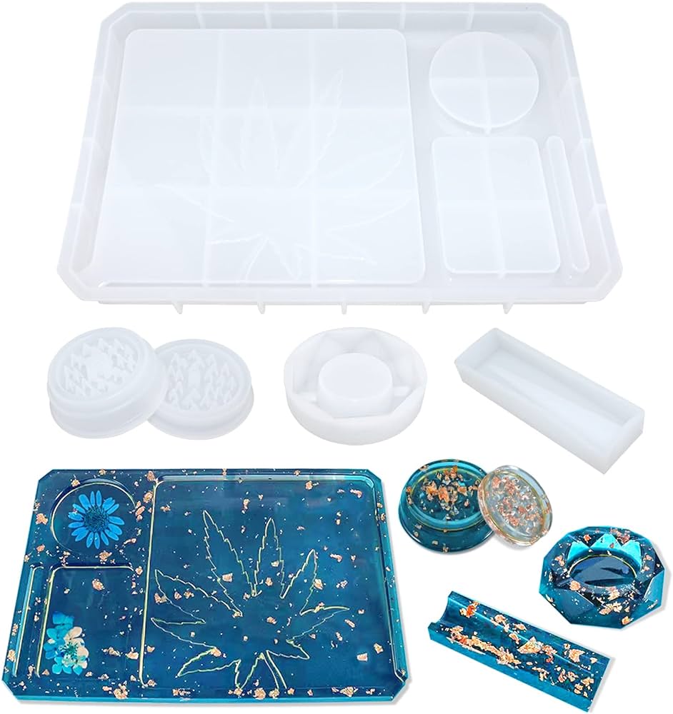 Rolling Tray Resin Molds